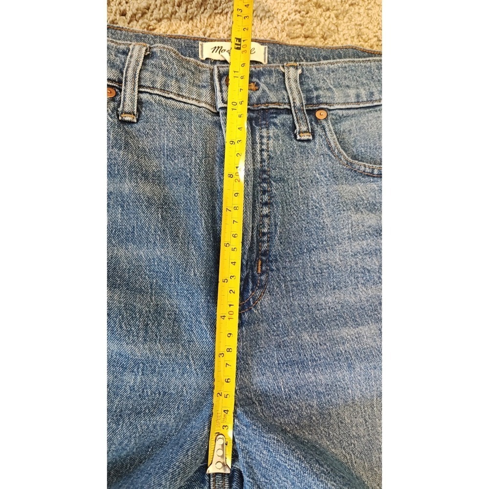 Madewell The Perfect Vintage Jean Size 29 Blue‎ High Rise Raw Hem Denim Pants - Picture 7 of 12